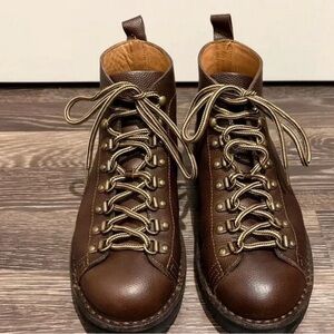 Classic Brown Leather Men's Boots